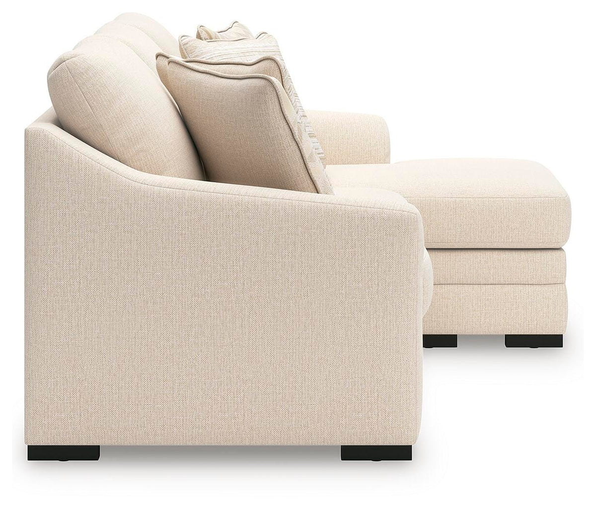 Lango Queen Sofa Chaise Sleeper Next-Gen Nuvella™ Performance Fabric Chenille