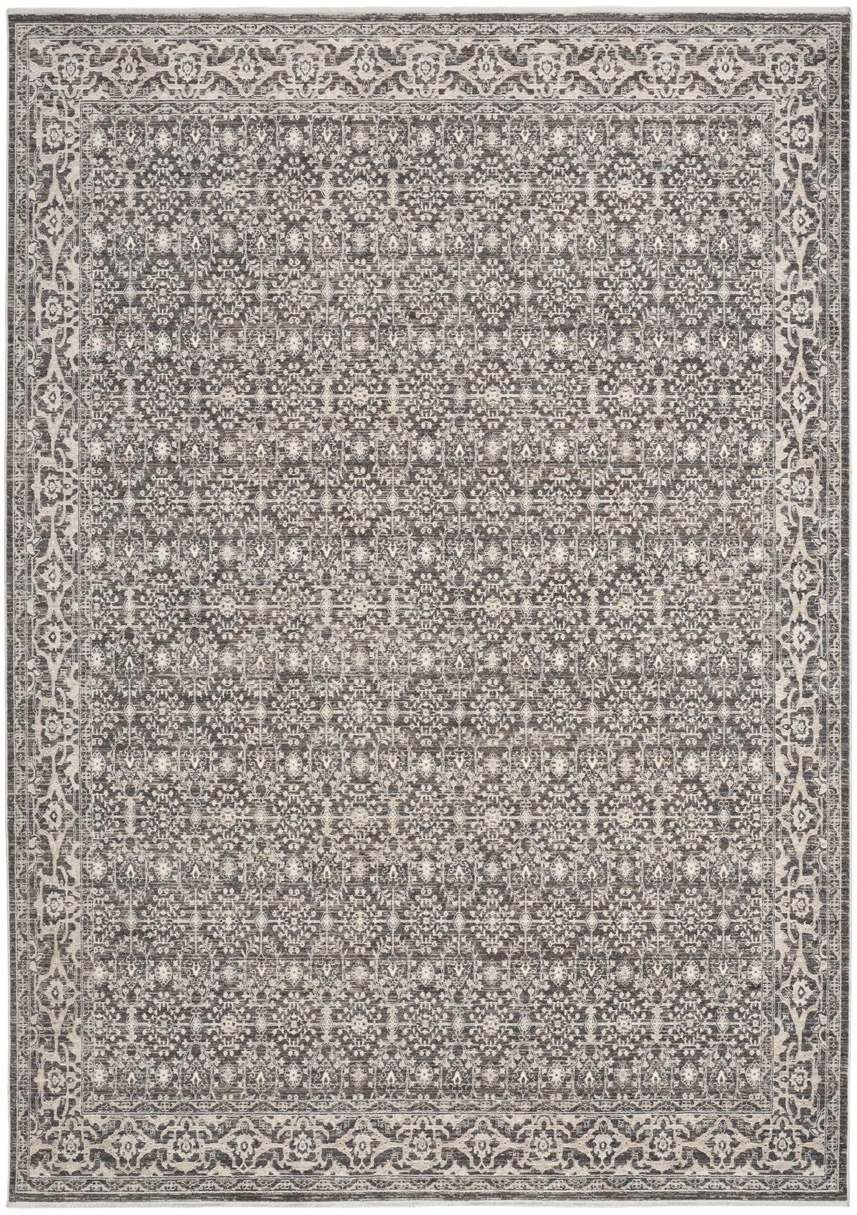 Shadows SHW04 Charcoal Ivory Rug - Rectangle