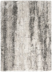 Dreamy Shag DRS01 Ivory Charcoal Rug - Rectangle