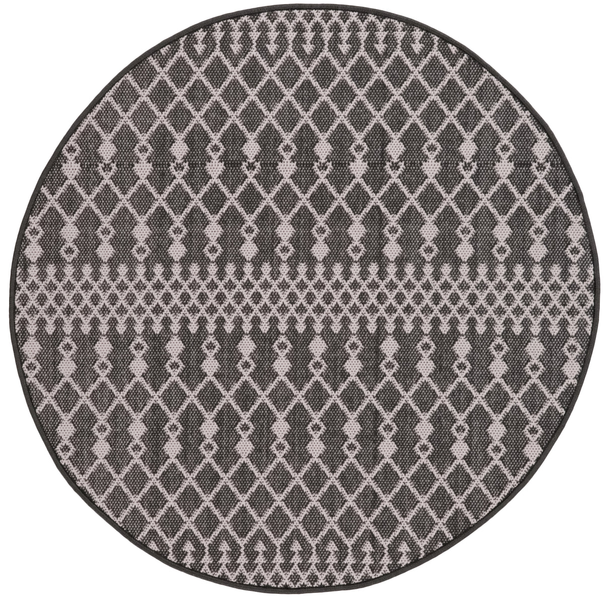 Positano POS02 Black Rug - Round
