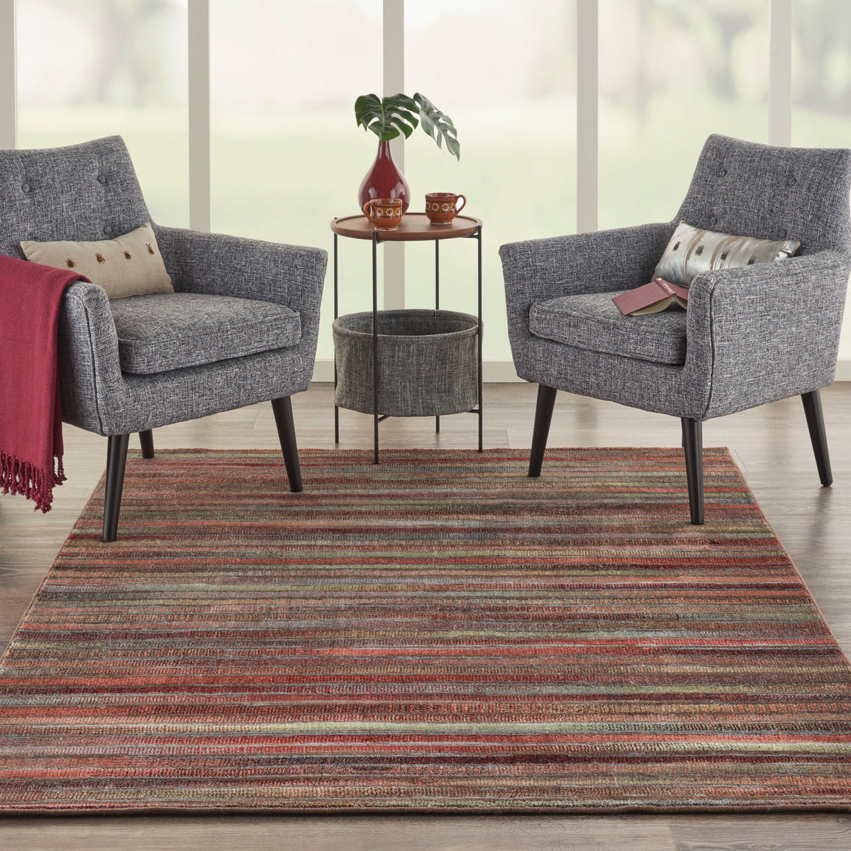 Expressions XP11 Multicolor Rug - room scene