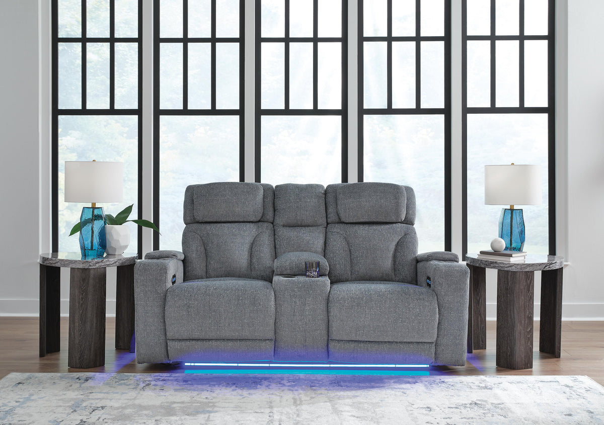 Studio Cave Power Reclining Loveseat and Power Recliner