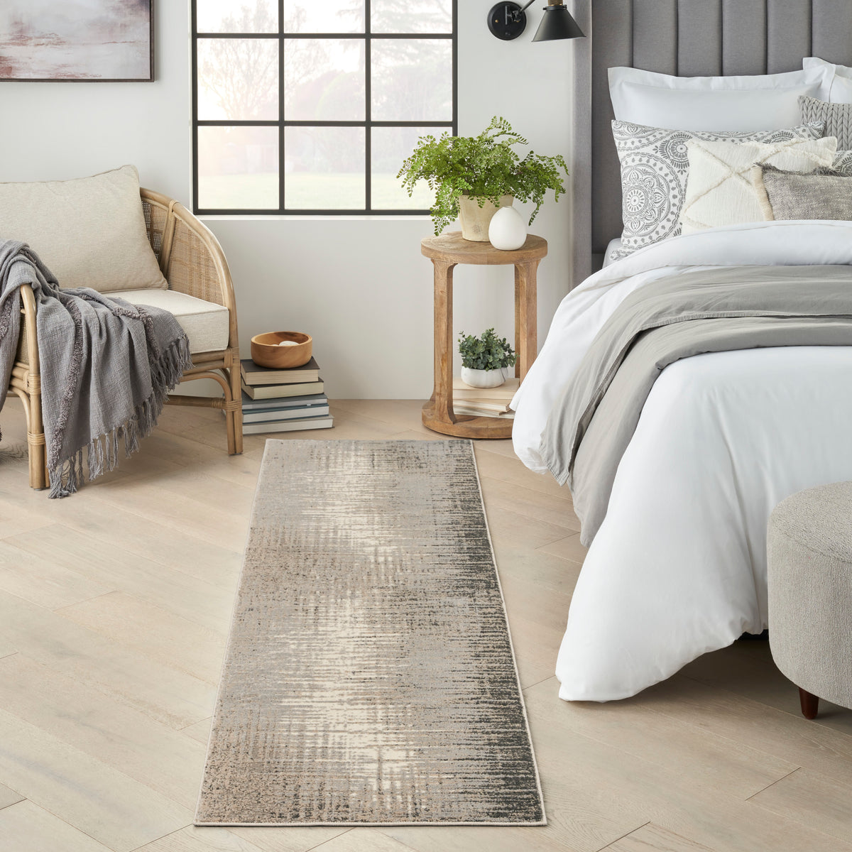 Marmara MRA01 Grey Ivory Rug - room scene