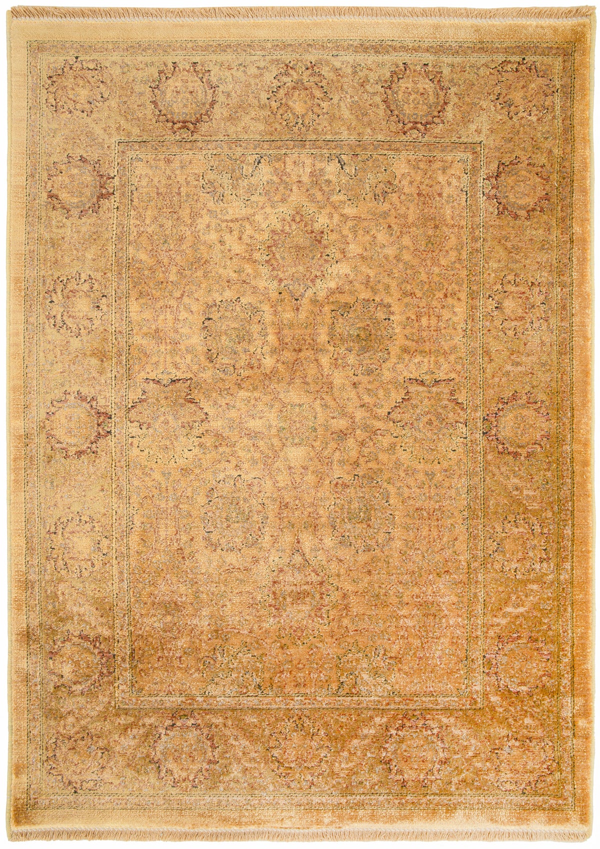 Luxurious LRS02 Gold Rug - Rectangle