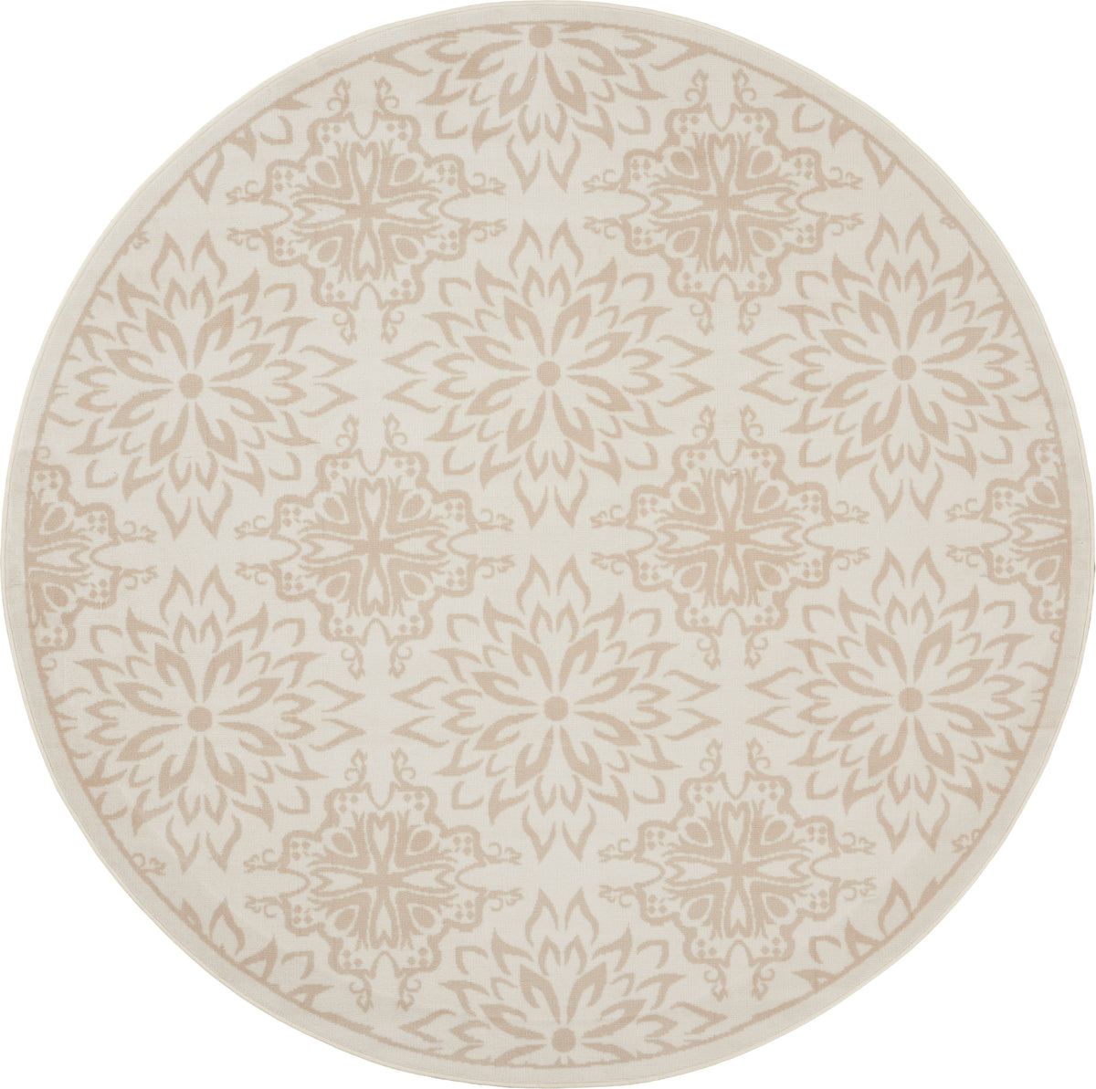 Jubilant JUB06 Ivory Beige Rug - Round