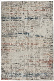 Rustic Textures RUS14 Light Grey Multi Rug - Rectangle