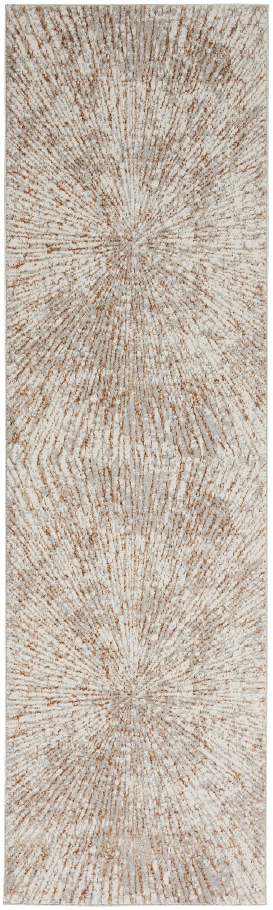 Glow MTL01 Grey Mocha Rug - Runner