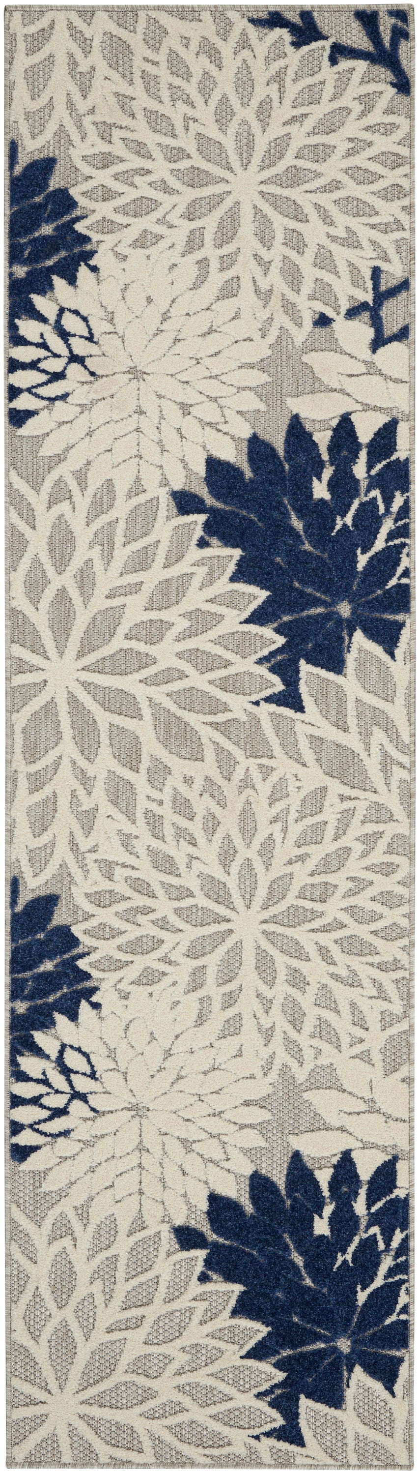Aloha ALH05 Ivory Navy Rug - Runner