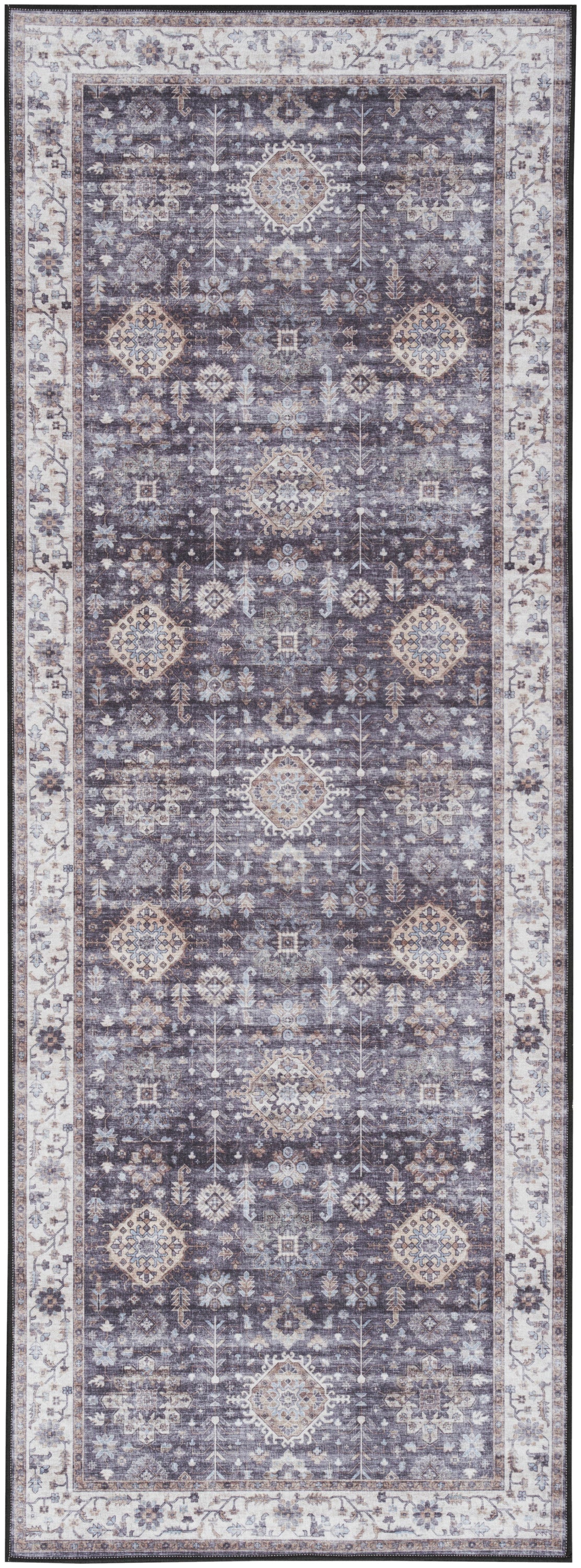 Fulton FUL12 Charcoal Rug - Runner