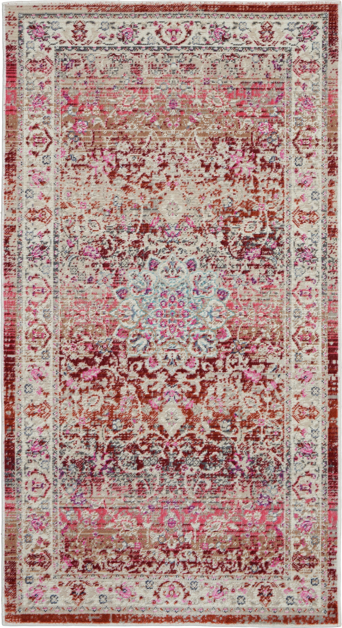 Vintage Kashan VKA01 Red Rug - Rectangle