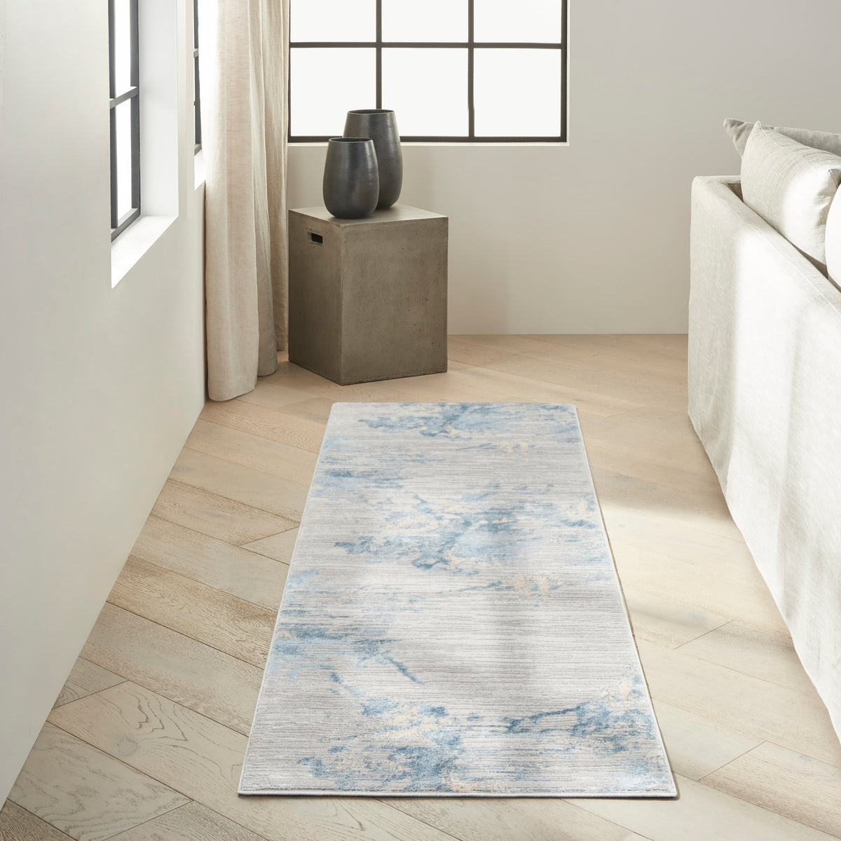 CK005 Enchanting ECH01 Grey Sky Rug - room scene