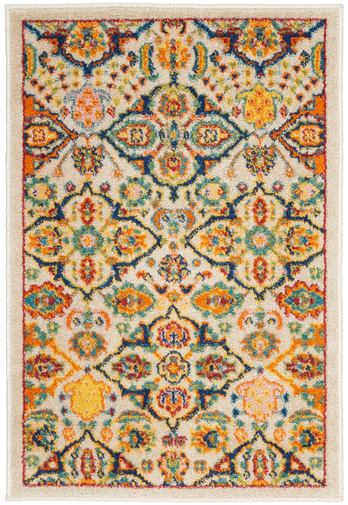 Allur ALR03 Ivory Multicolor Rug - Rectangle