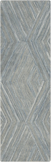 Graceful GRU03 Blue Rug - Runner