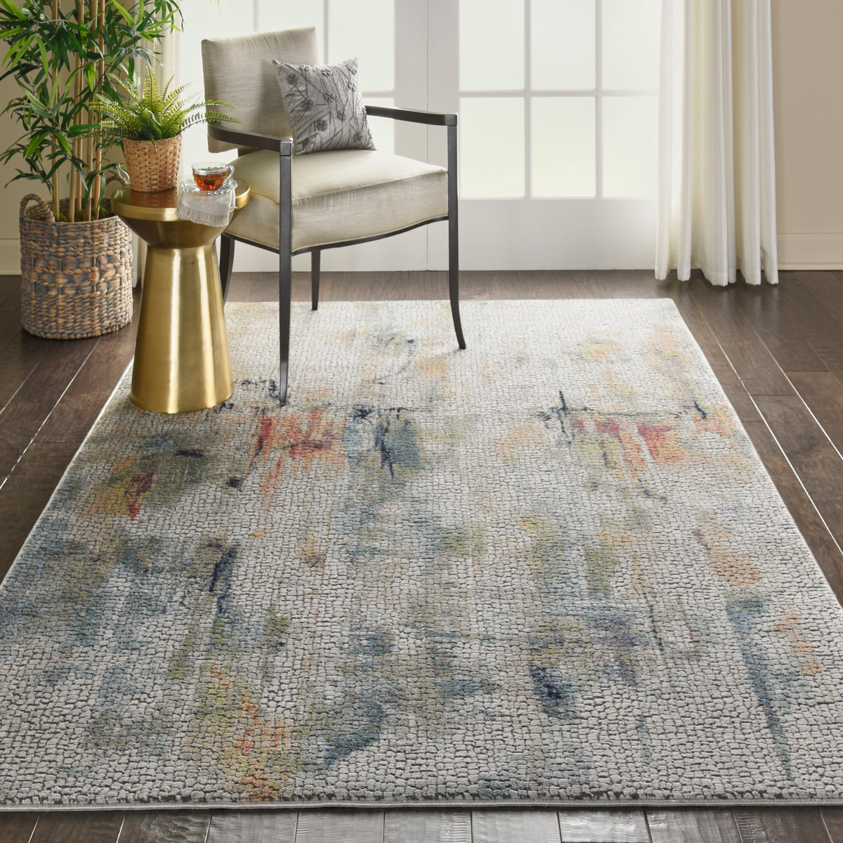 Ankara Global ANR09 Ivory Multicolor Rug - room scene