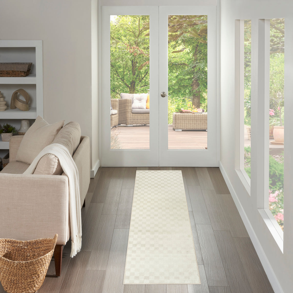 Serenity Home SRH10 Ivory Rug - room scene