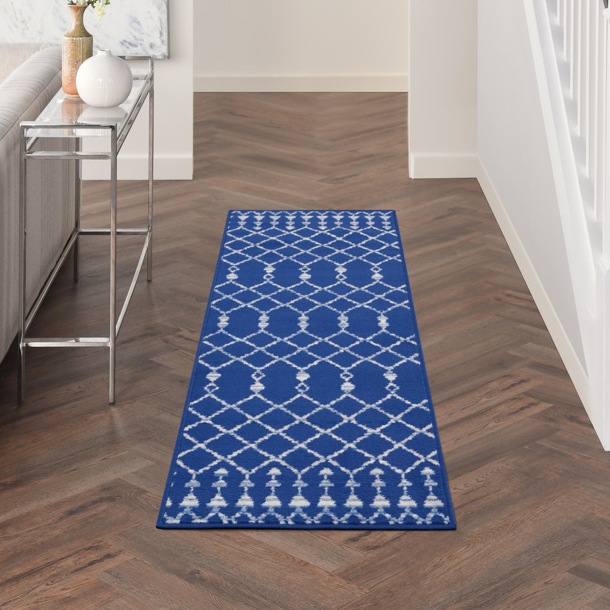 Whimsicle WHS02 Navy Rug - room scene