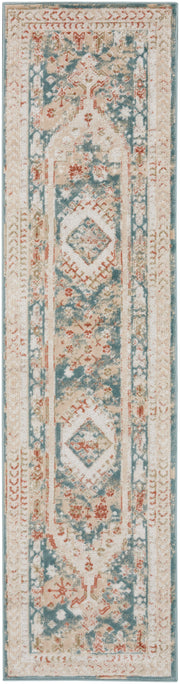 Thalia THL04 Green Ivory Rug - Runner