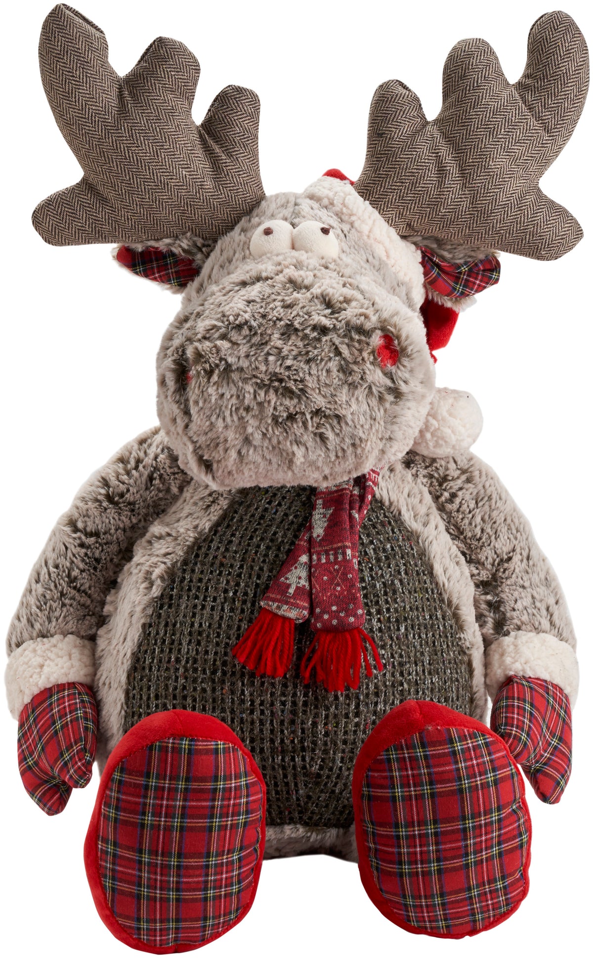 Plush Lines N8561 Brown 22" x 26" Plush Animals