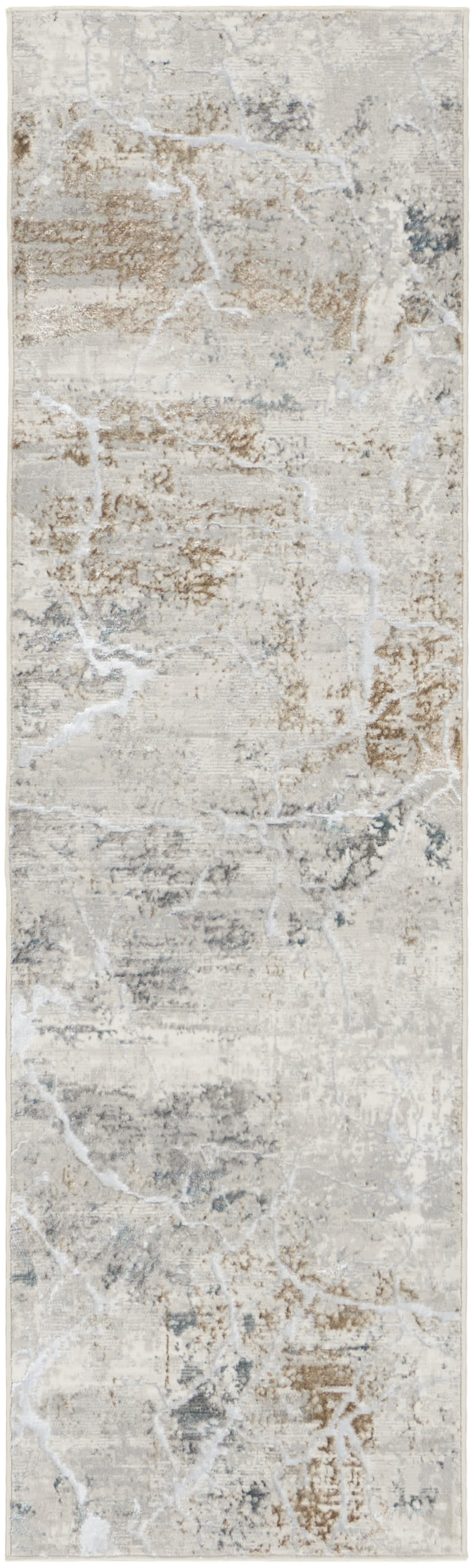 Glitz GLZ23 Grey Multicolor Rug - Runner