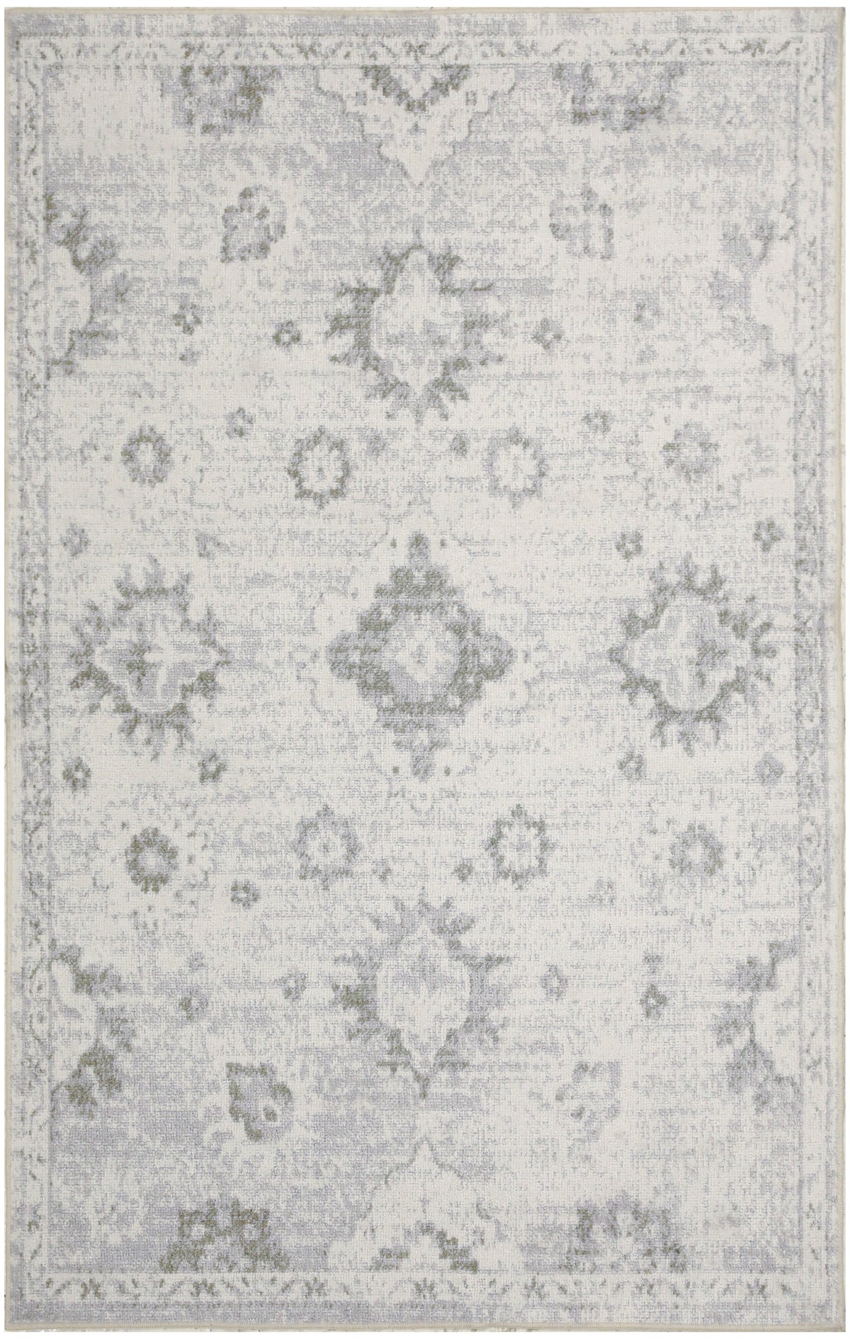 Astra Machine Washable ASW19 Ivory Rug - Rectangle