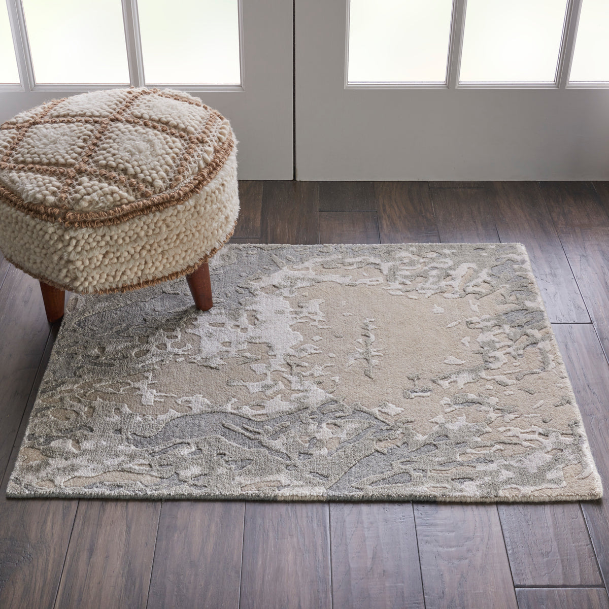 Silk Shadows SHA17 Sand Rug - room scene