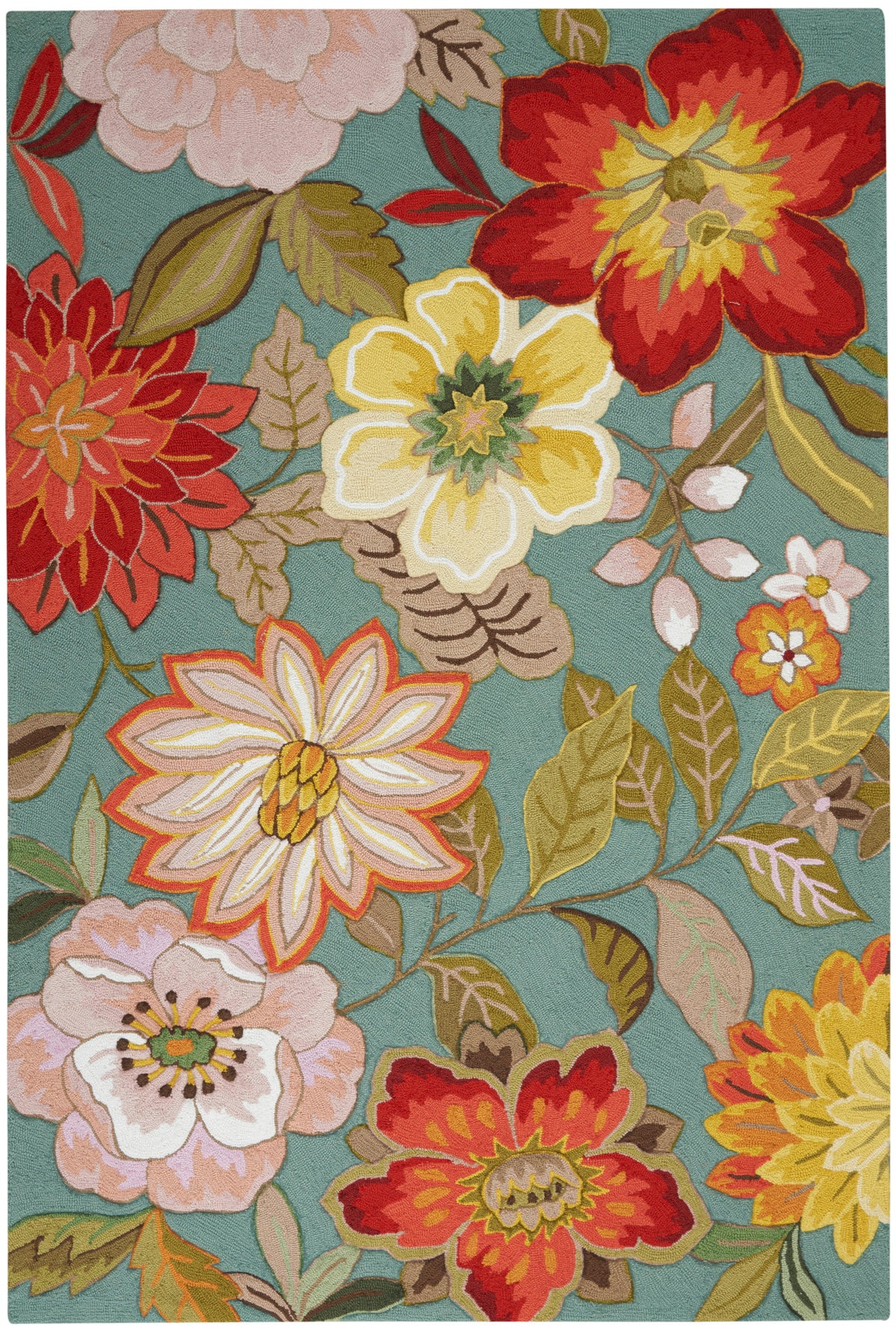Fantasy FA18 Aqua Rug - Rectangle