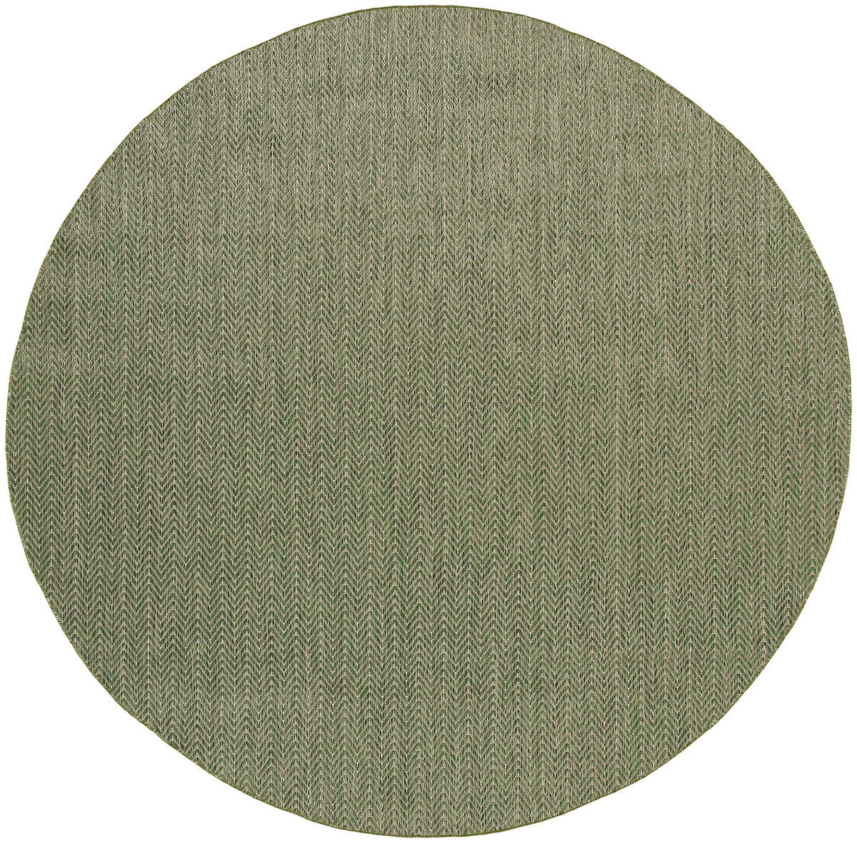 Horizon Indoor/Outdoor HOZ02 Green Rug - Round
