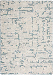 CK009 Sculptural SCL01 Teal Rug - Rectangle