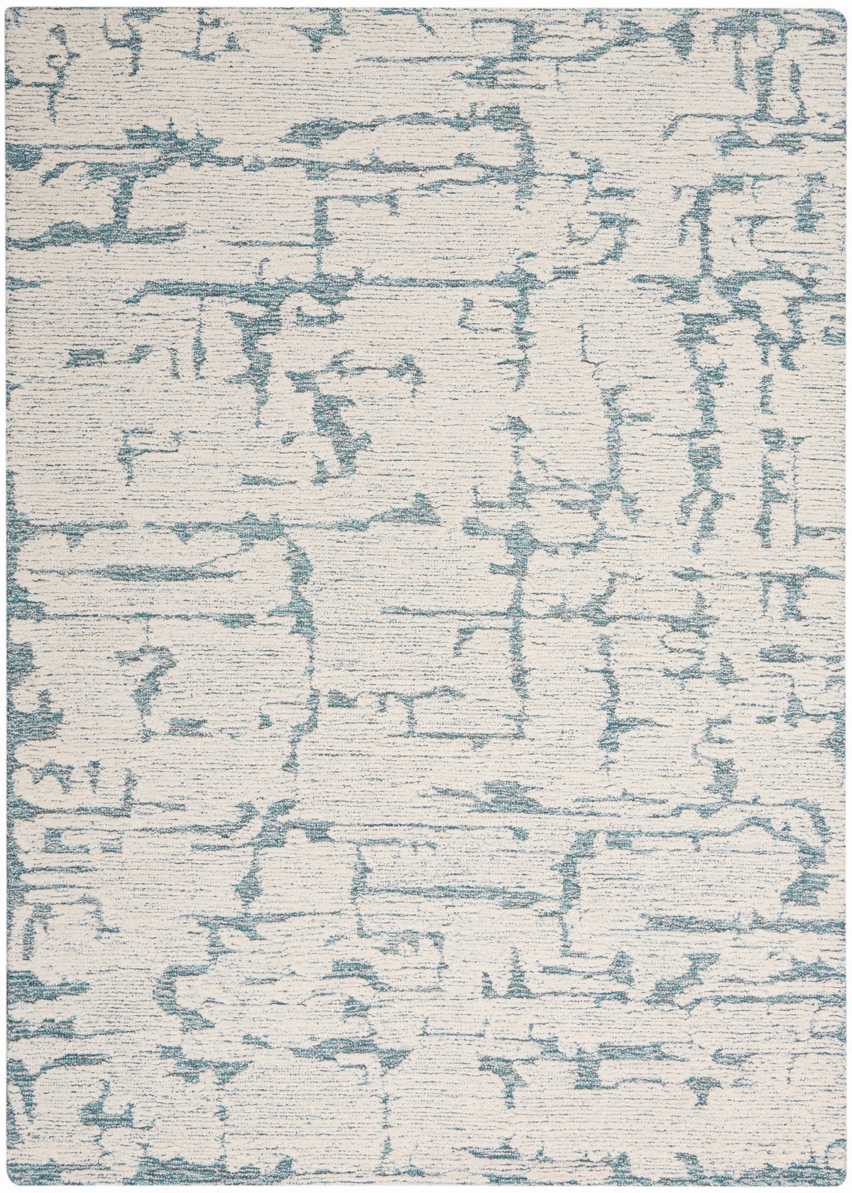 CK009 Sculptural SCL01 Teal Rug - Rectangle
