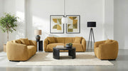 Aleisha 3-piece Fabric Upholstered Sofa Set - Mustard Yellow