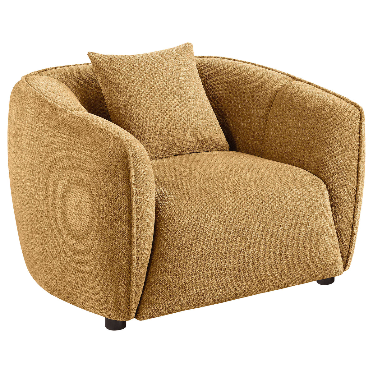 Aleisha 3-piece Fabric Upholstered Sofa Set - Mustard Yellow