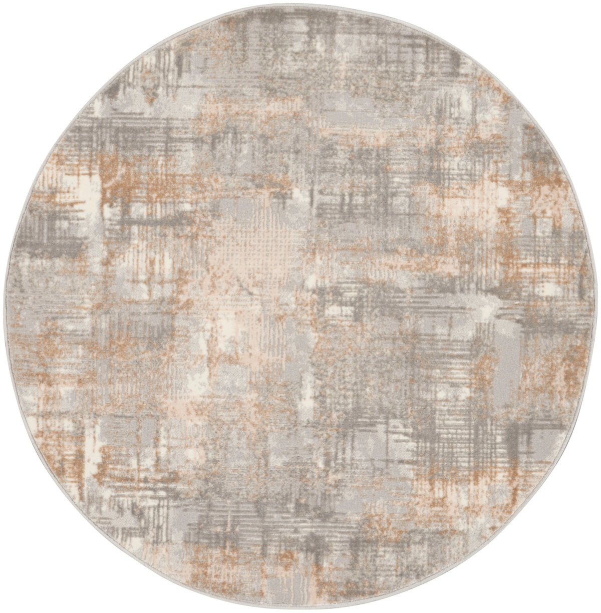 CK950 Rush CK951 Grey Beige Rug - Round