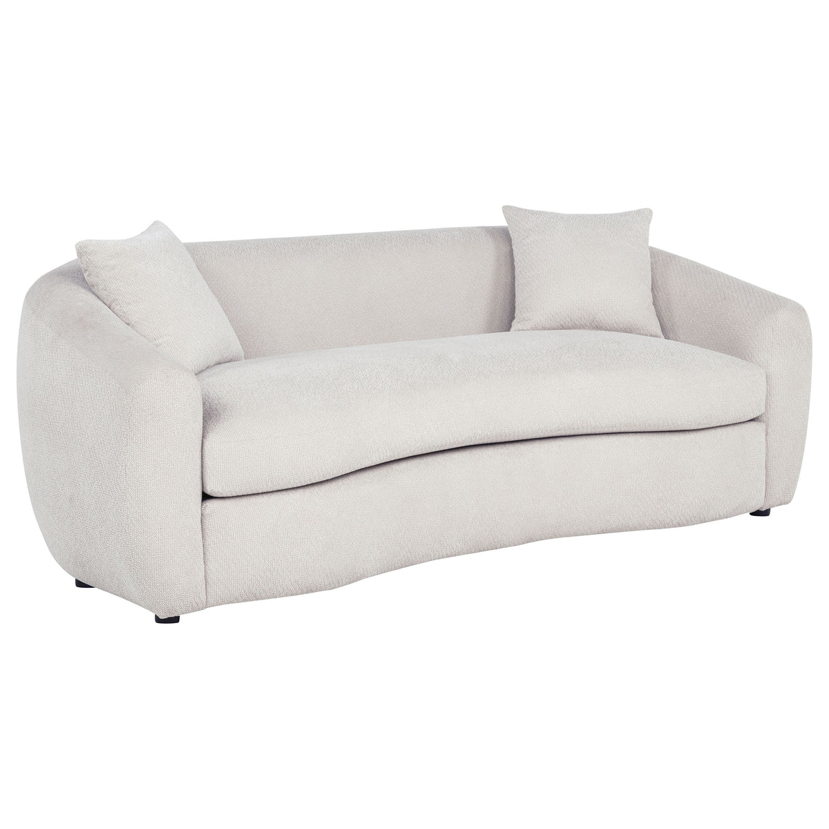 Isabella 3-piece Fabric Upholstered Sofa Set Sand