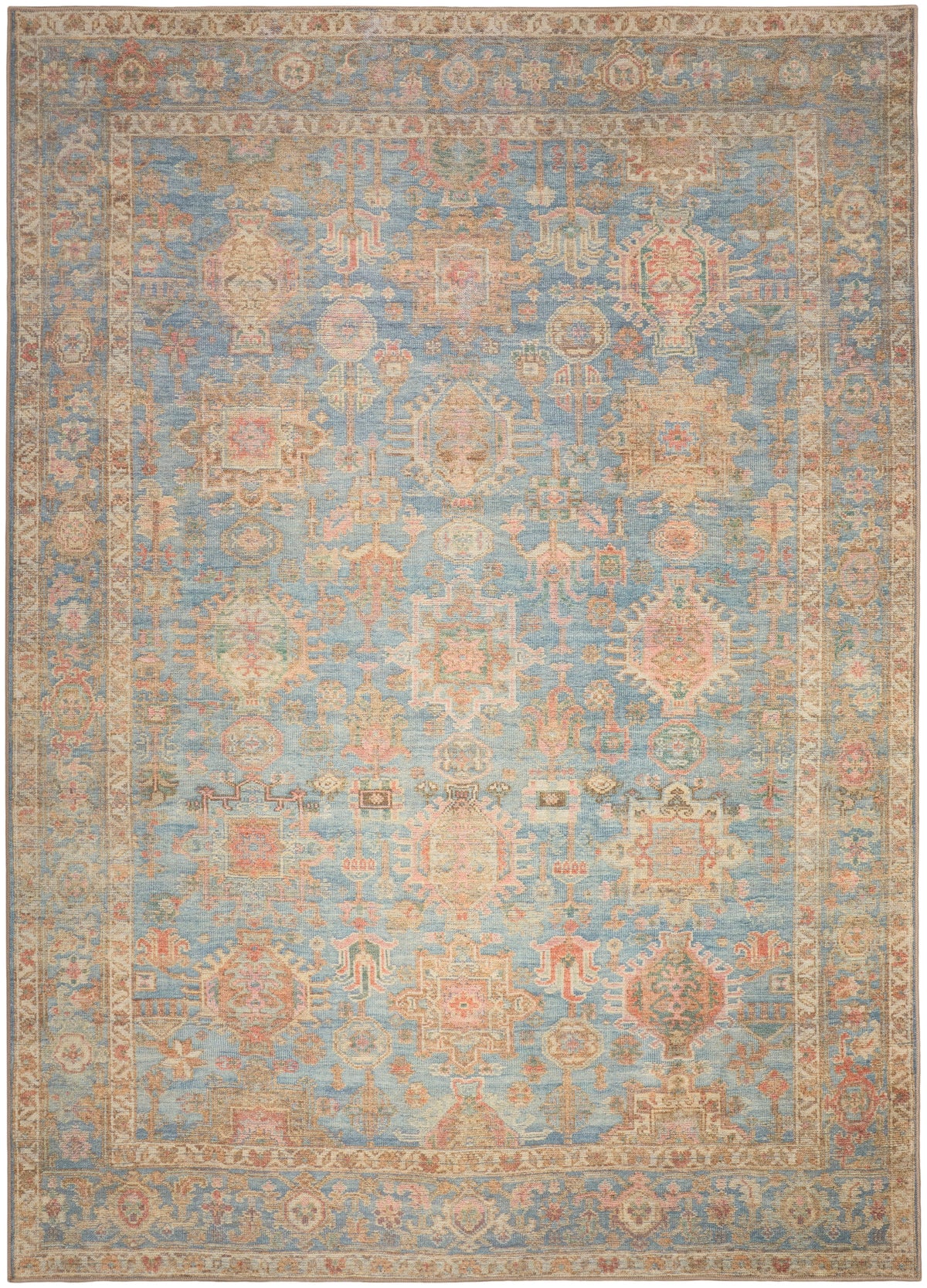 Vintage Washables VWS10 Navy Multicolor Rug - Rectangle