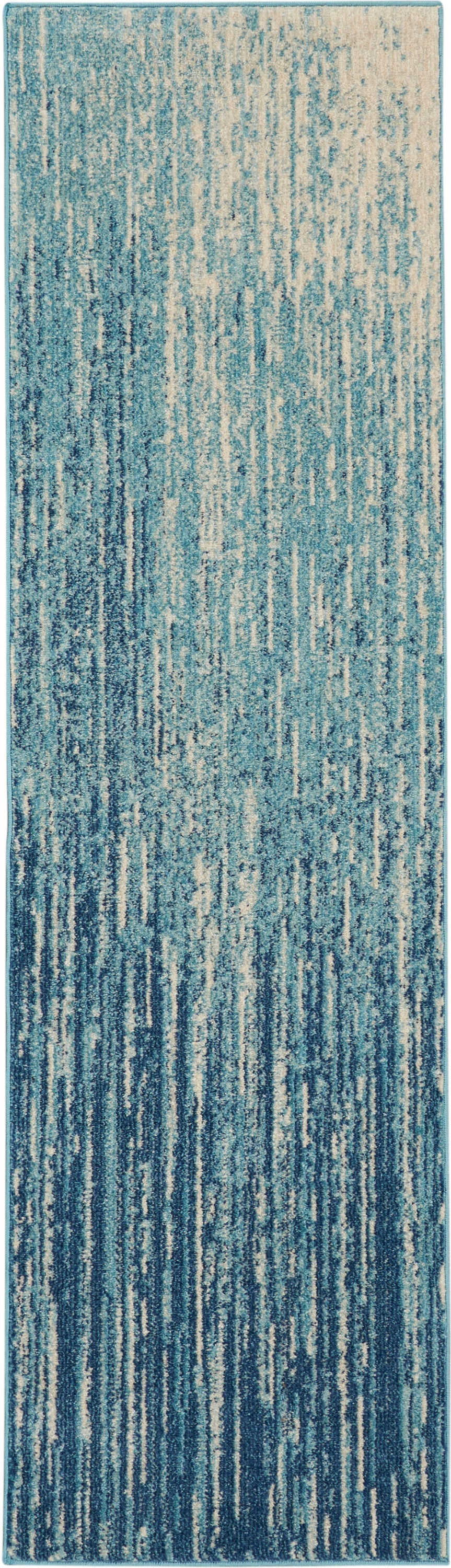 Passion PSN09 Navy Light Blue Rug - Runner