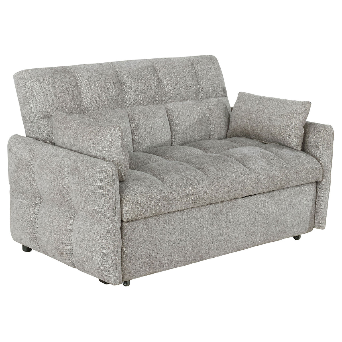 Cotswold Upholstered Convertible Sleeper Sofa Bed Grey - Light Grey