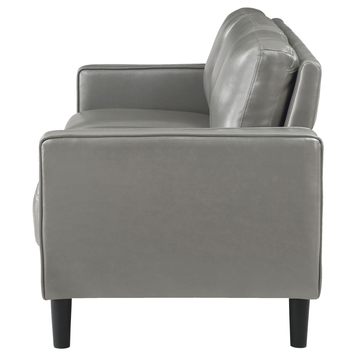 Ruth Upholstered Track Arm Sofa - Grey