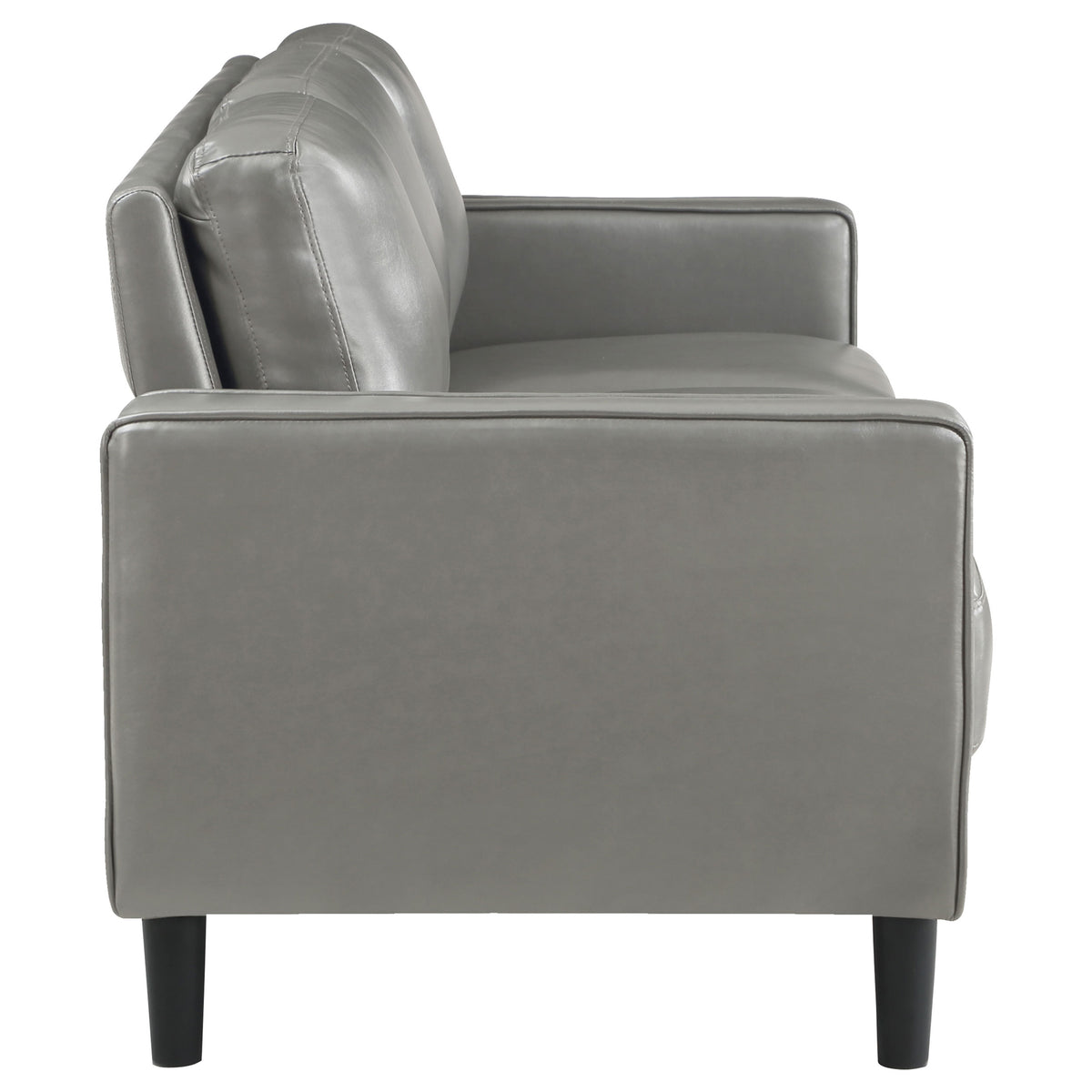 Ruth Upholstered Track Arm Sofa - Grey