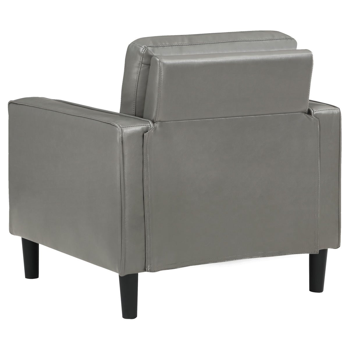 Ruth Upholstered Track Arm Accent Chair - Grey