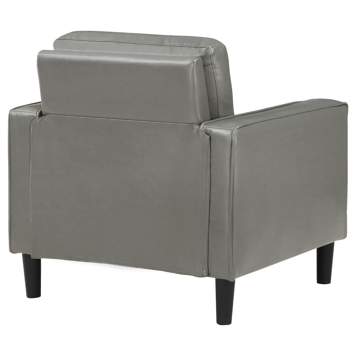 Ruth Upholstered Track Arm Accent Chair - Grey