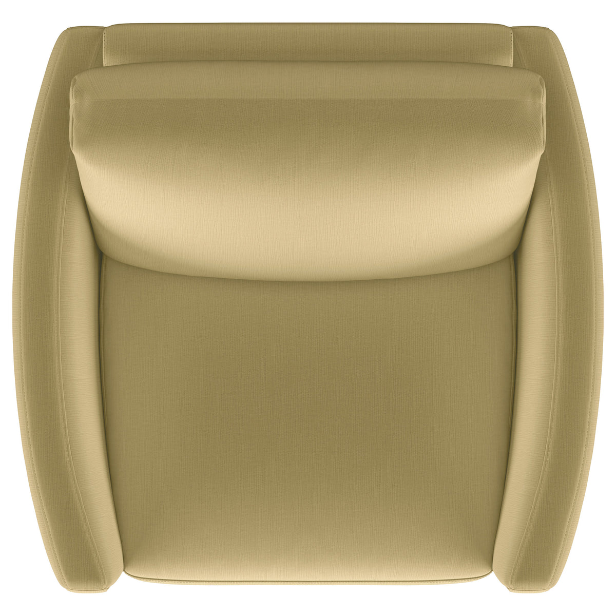 Corliss Upholstered Curved Track Arm Chair - Camel