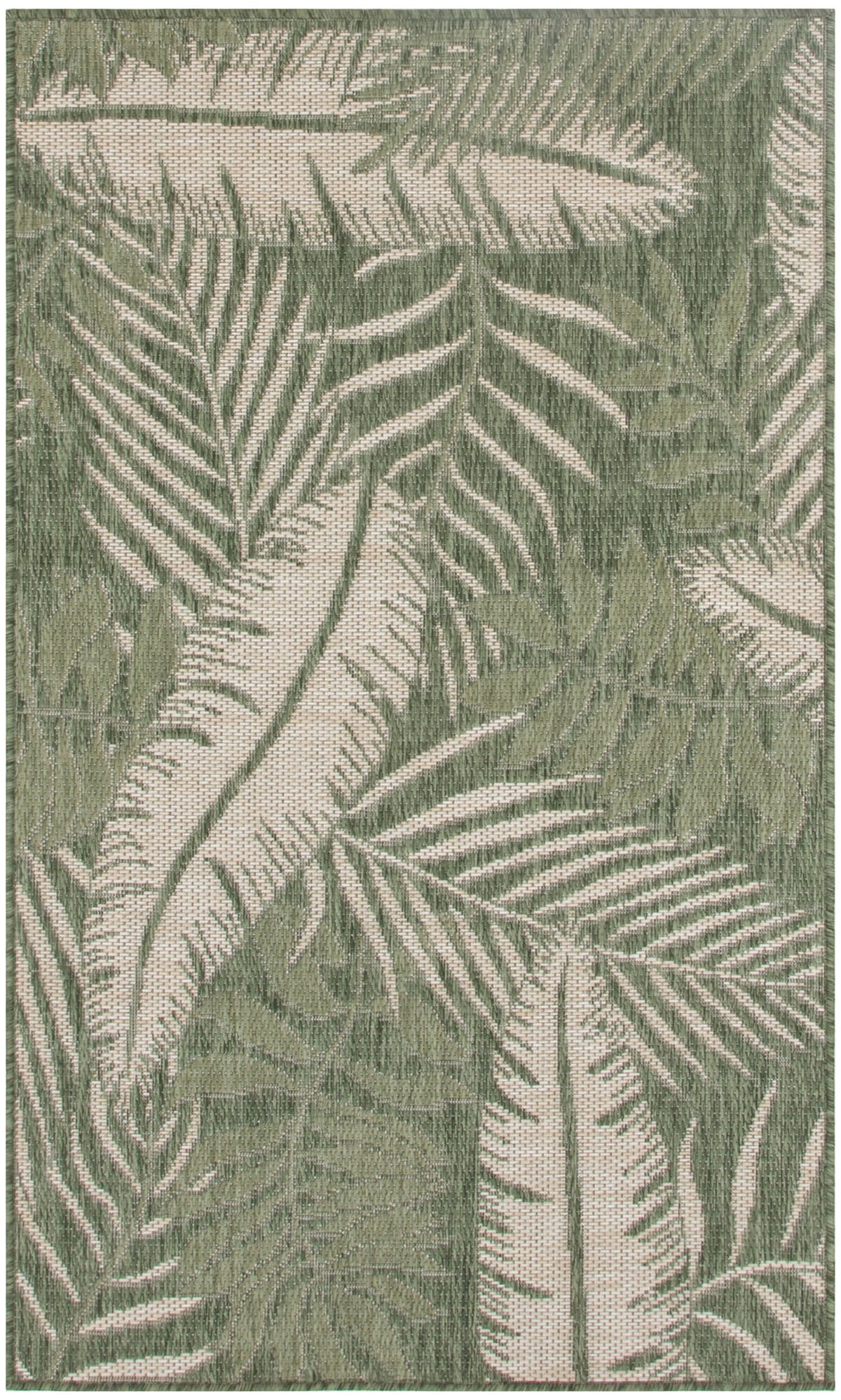 Garden Oasis GOA02 Green Ivory Rug - Rectangle