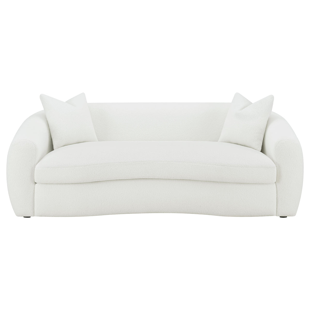 Isabella 3-piece Sherpa Upholstered Sofa Set Natural