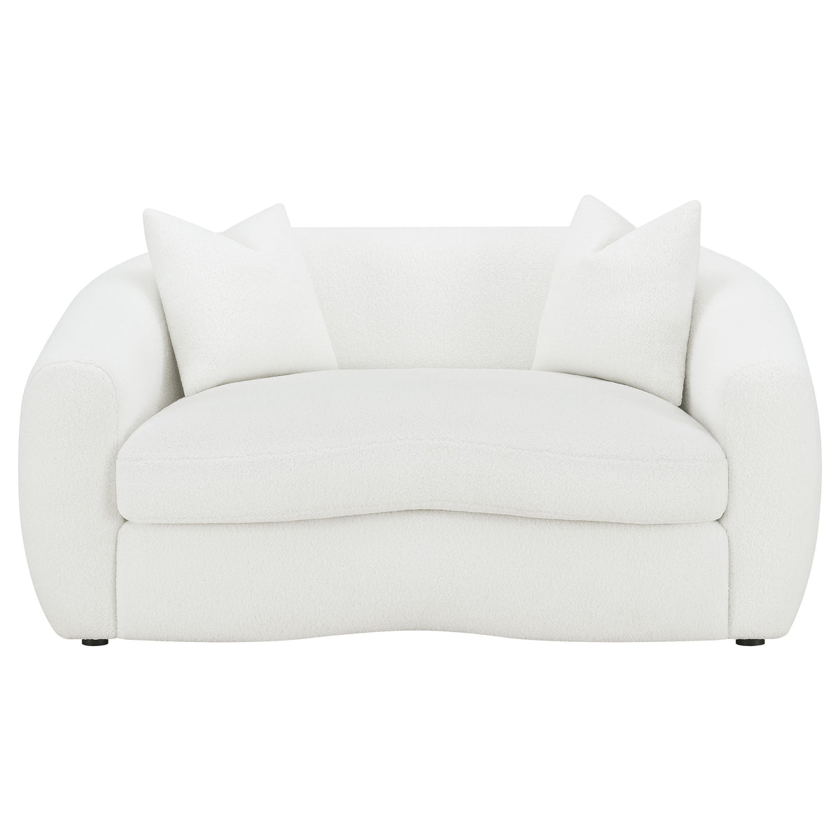 Isabella 3-piece Sherpa Upholstered Sofa Set Natural