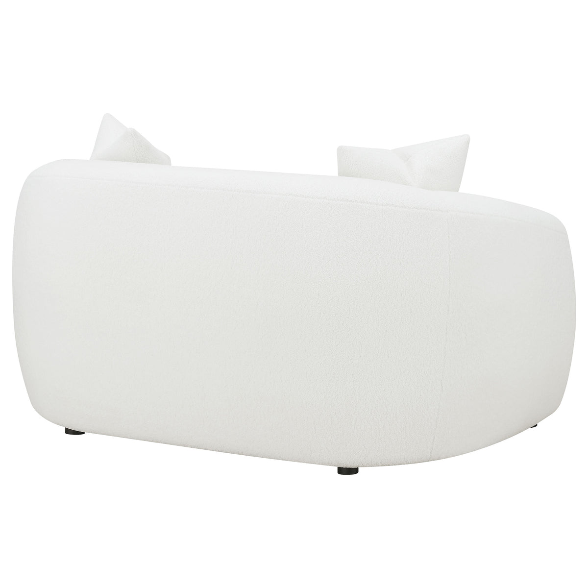 Isabella Sherpa Upholstered Loveseat Natural