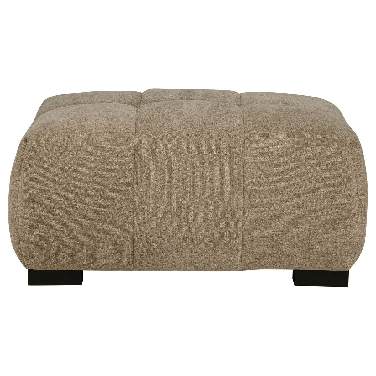 Octavia Tufted Upholstered Rectangular Ottoman - Camel