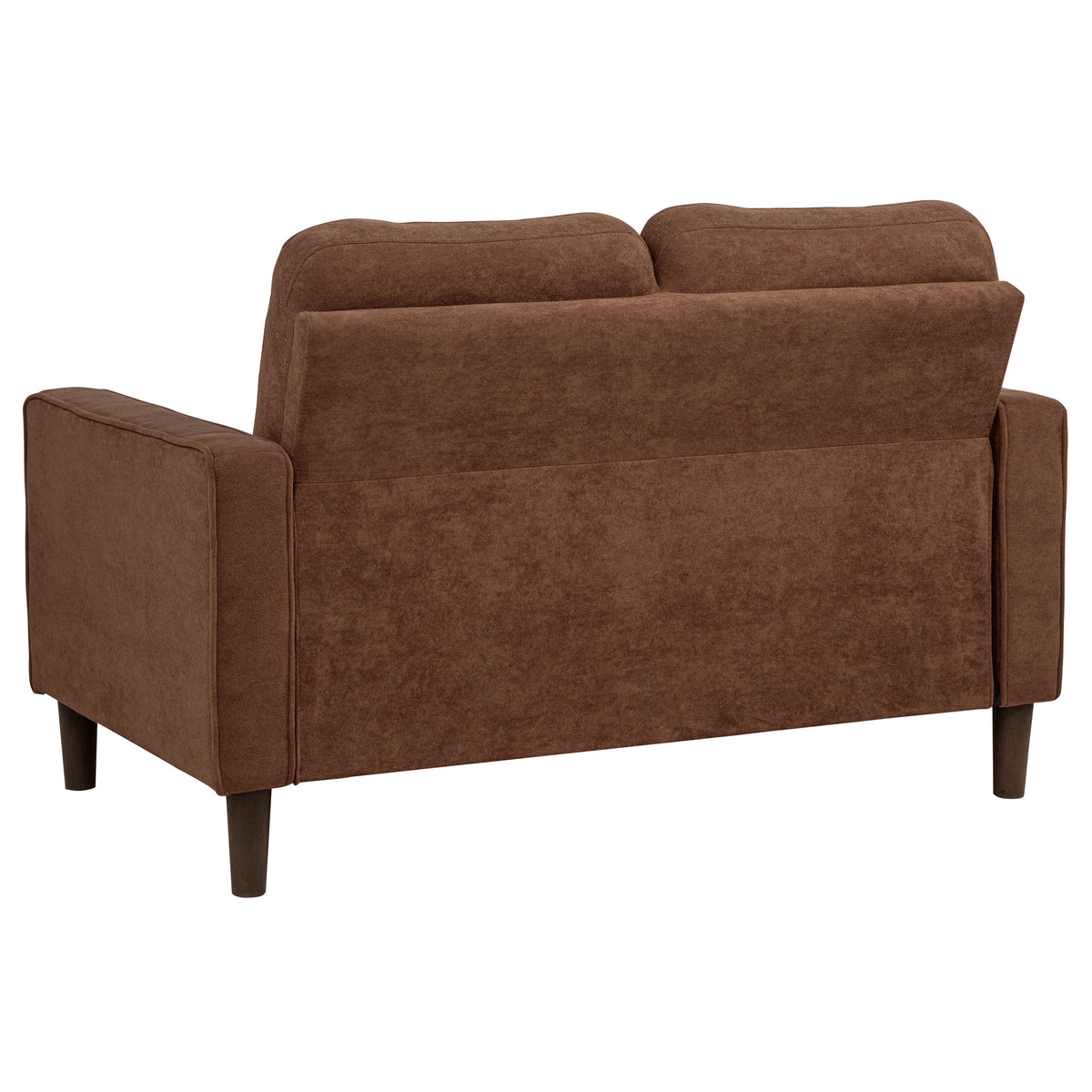 Bowen II Fabric Upholstered Track Arm Loveseat - Rust