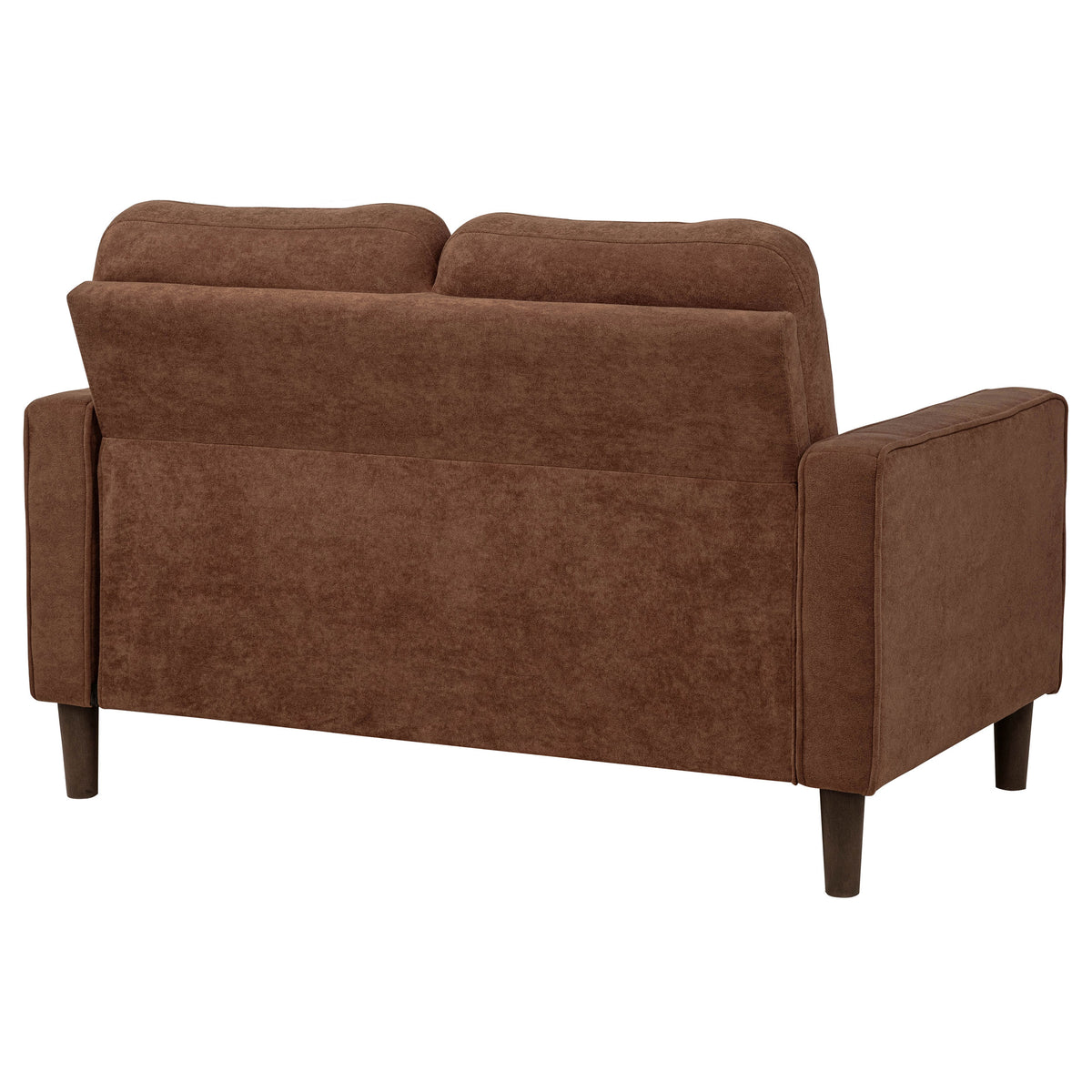 Bowen II Fabric Upholstered Track Arm Loveseat - Rust