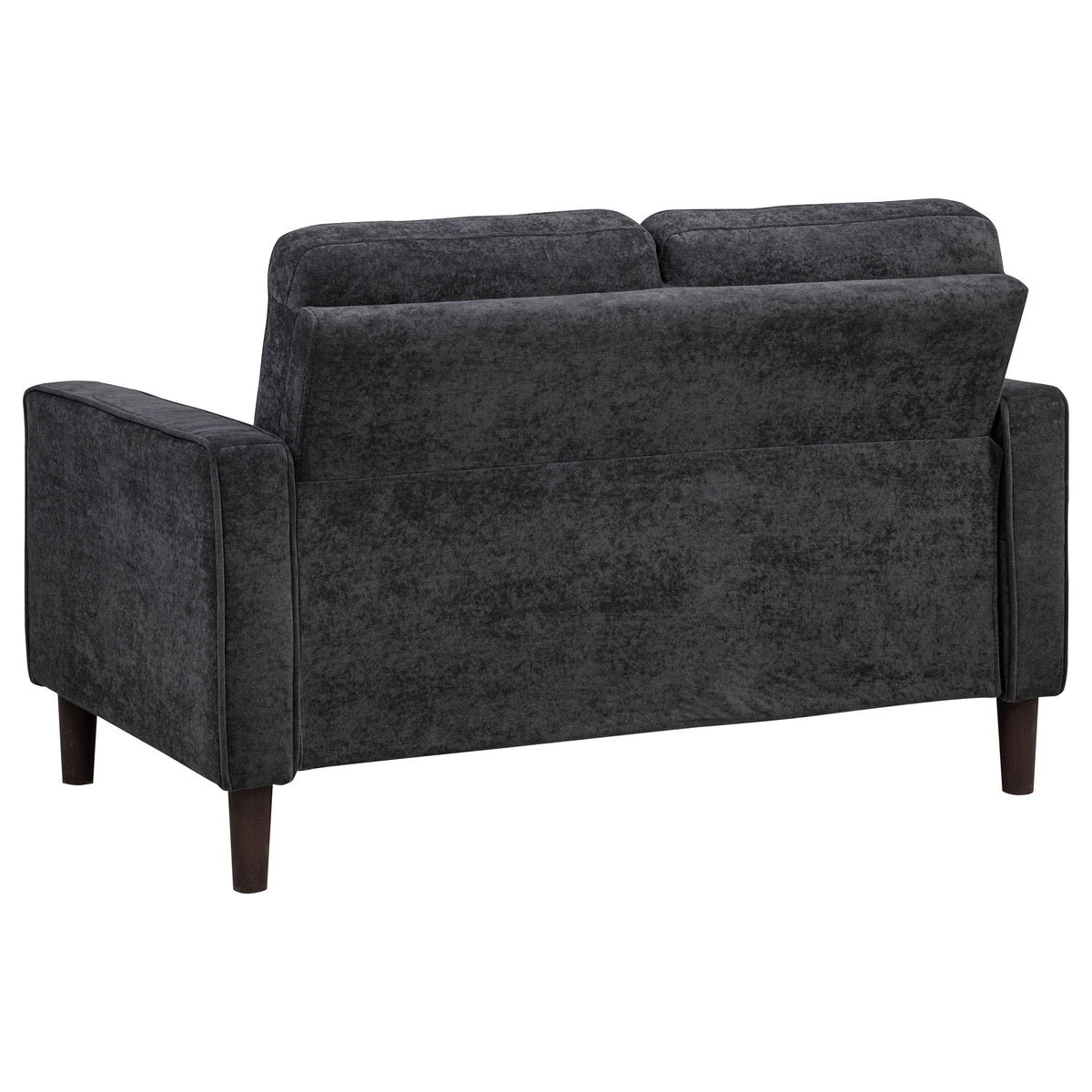 Bowen II Fabric Upholstered Track Arm Loveseat - Steel Grey