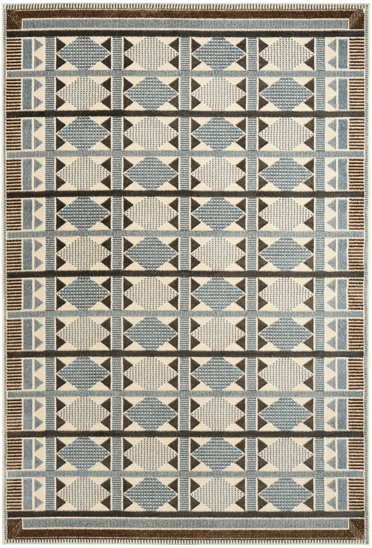 Nordic NRC06 Blue Rug - Rectangle